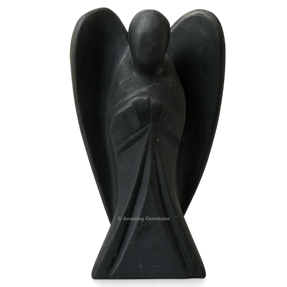 Shungite Angel Figurine (3 Inch)