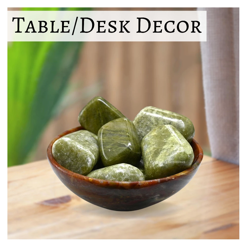 Tumbled Vesuvianite Crystals Stones (1 oz)