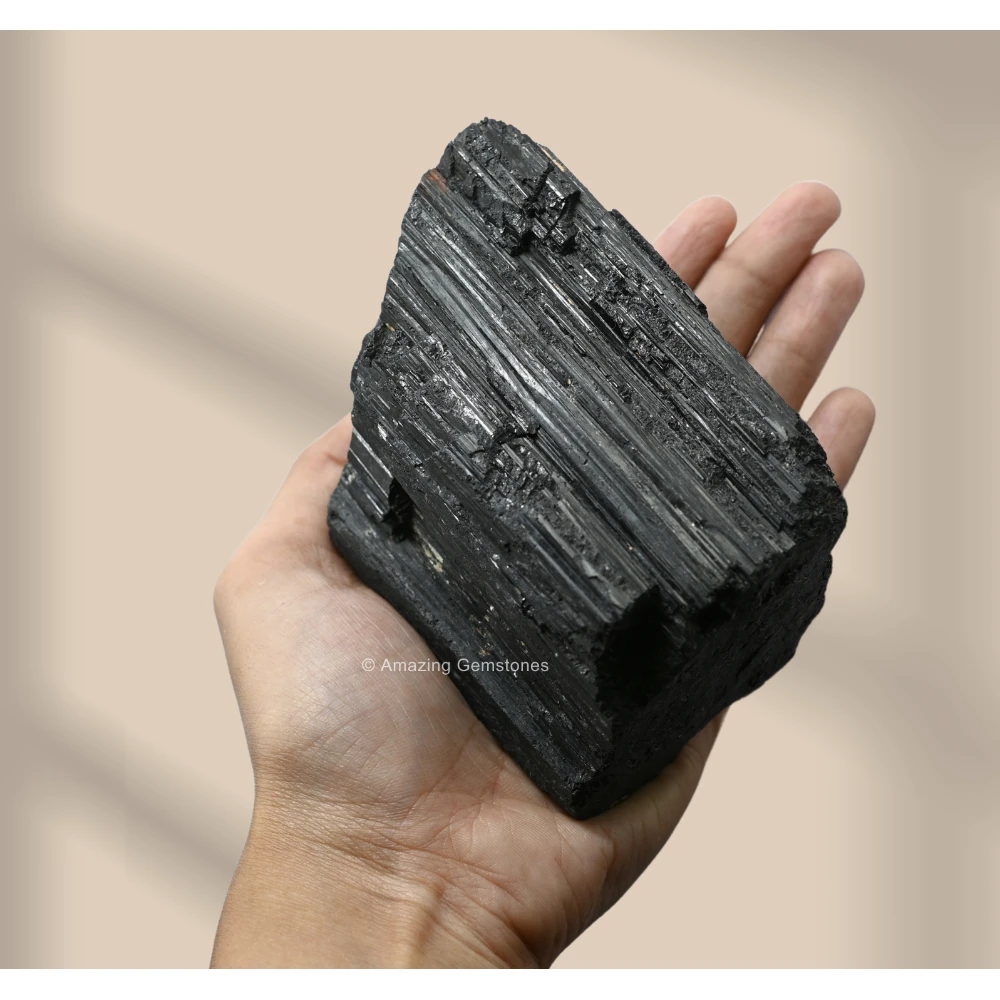 Black Tourmaline Rough Raw Crystal (750-1000 Grams)