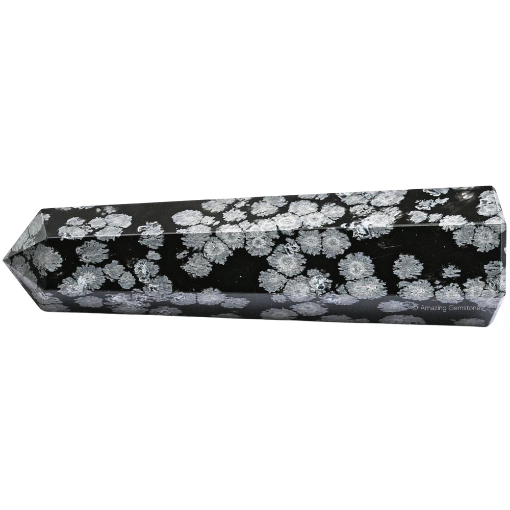 Snowflake Obsidian Tower (3-4 INCH)
