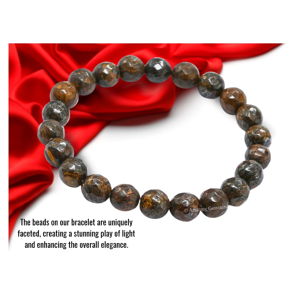 Bronzite Bracelet (Faceted) (Stretchable)
