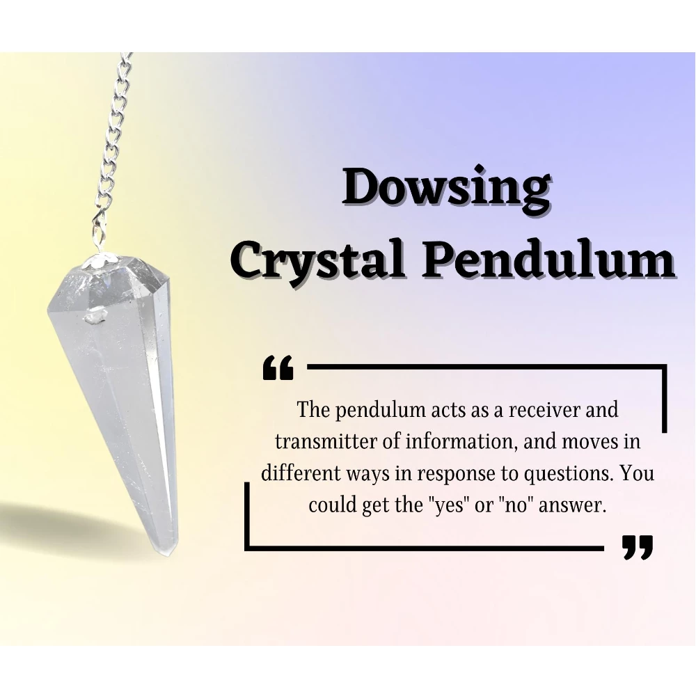 Clear Quartz Pendulum