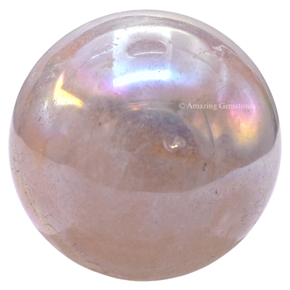 Angel Aura Rose Quartz Sphere