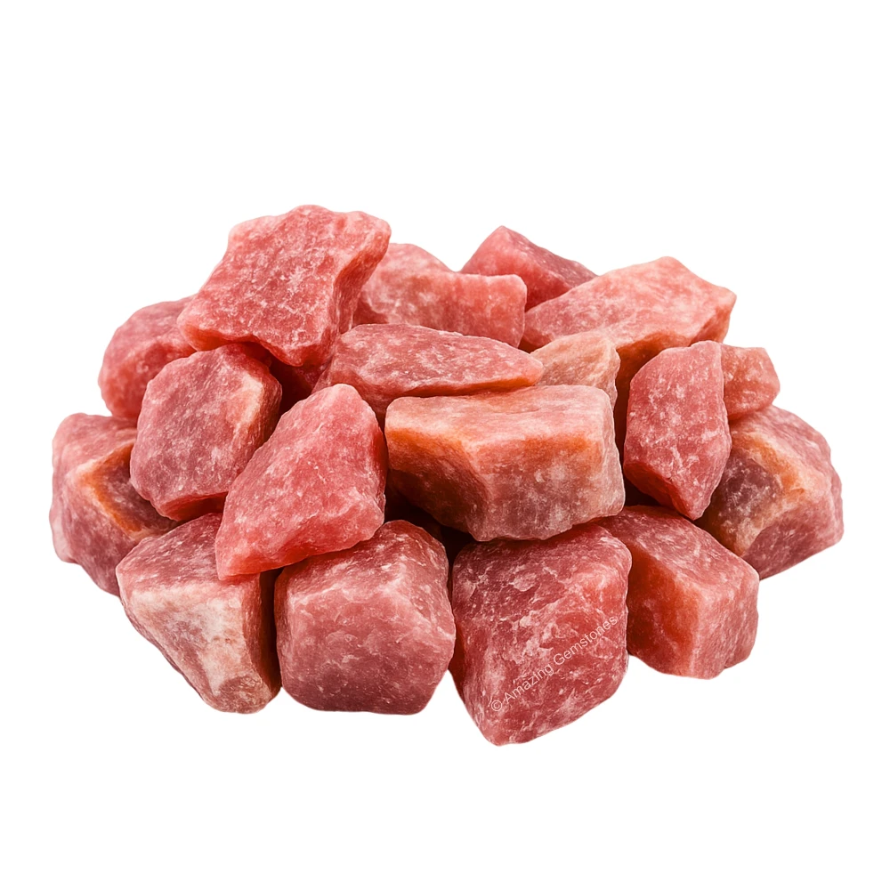 Strawberry Quartz Raw Crystals (5 Pieces)