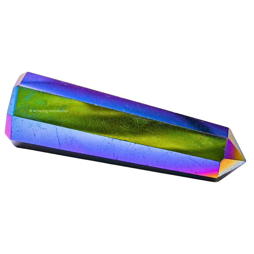 Titanium Aura Quartz Tower (2" to 3" inch)