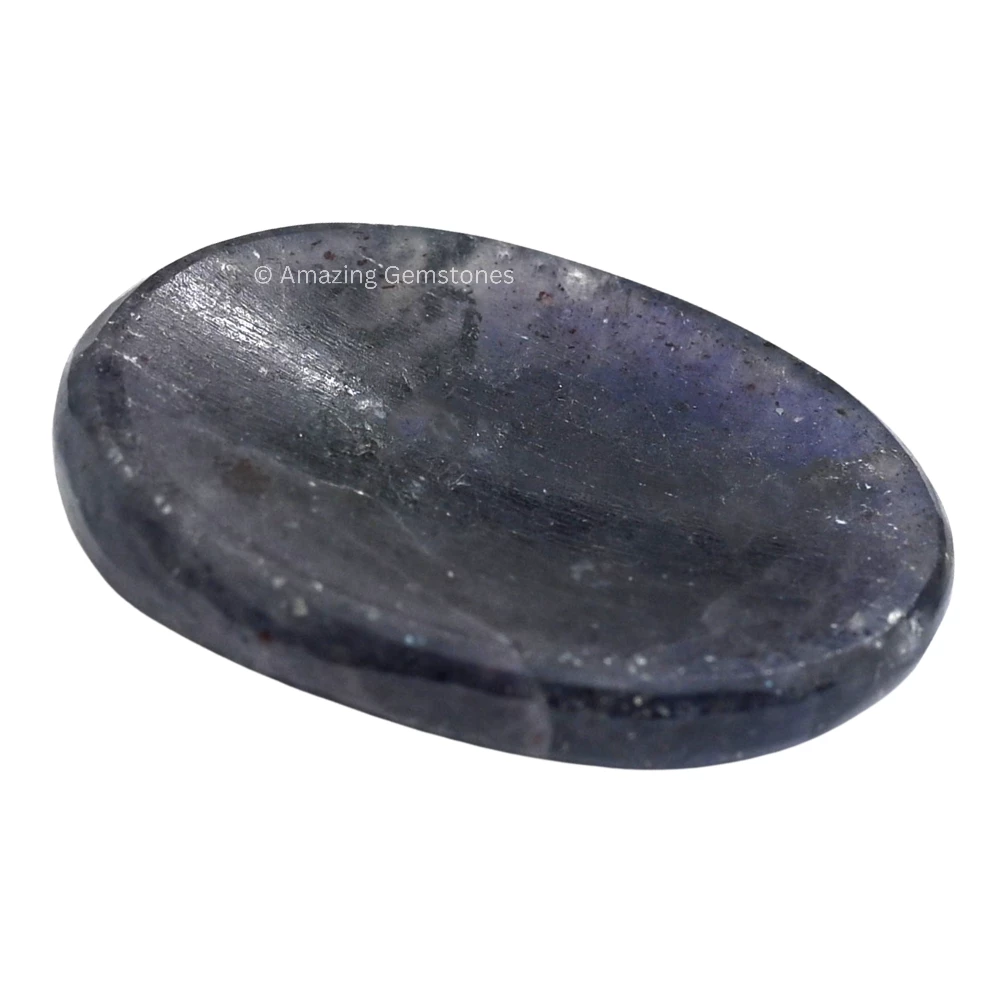 Iolite Worry Stone