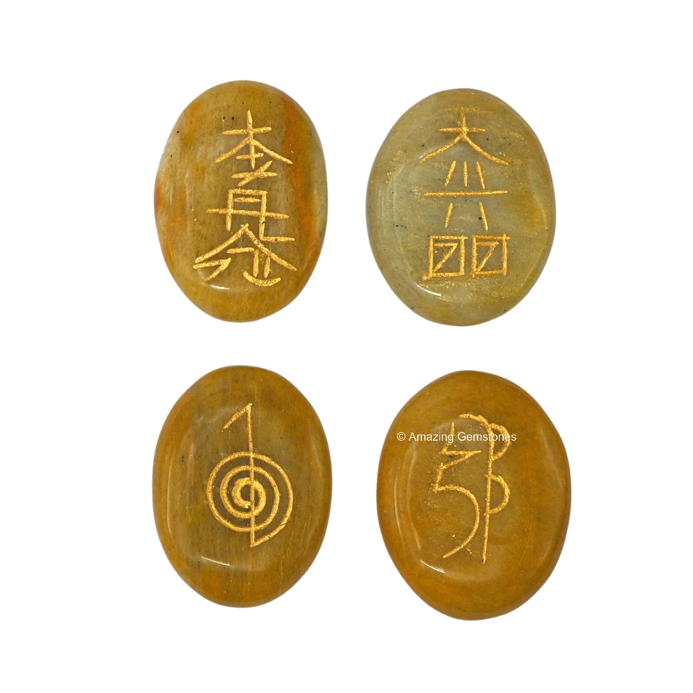 Yellow Jasper Usui Reiki Set