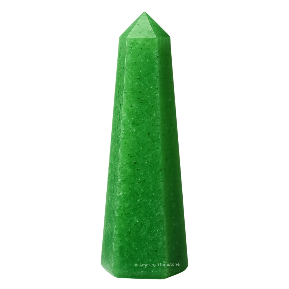 Green Strawberry Quartz Tower (3" to 4" inch)