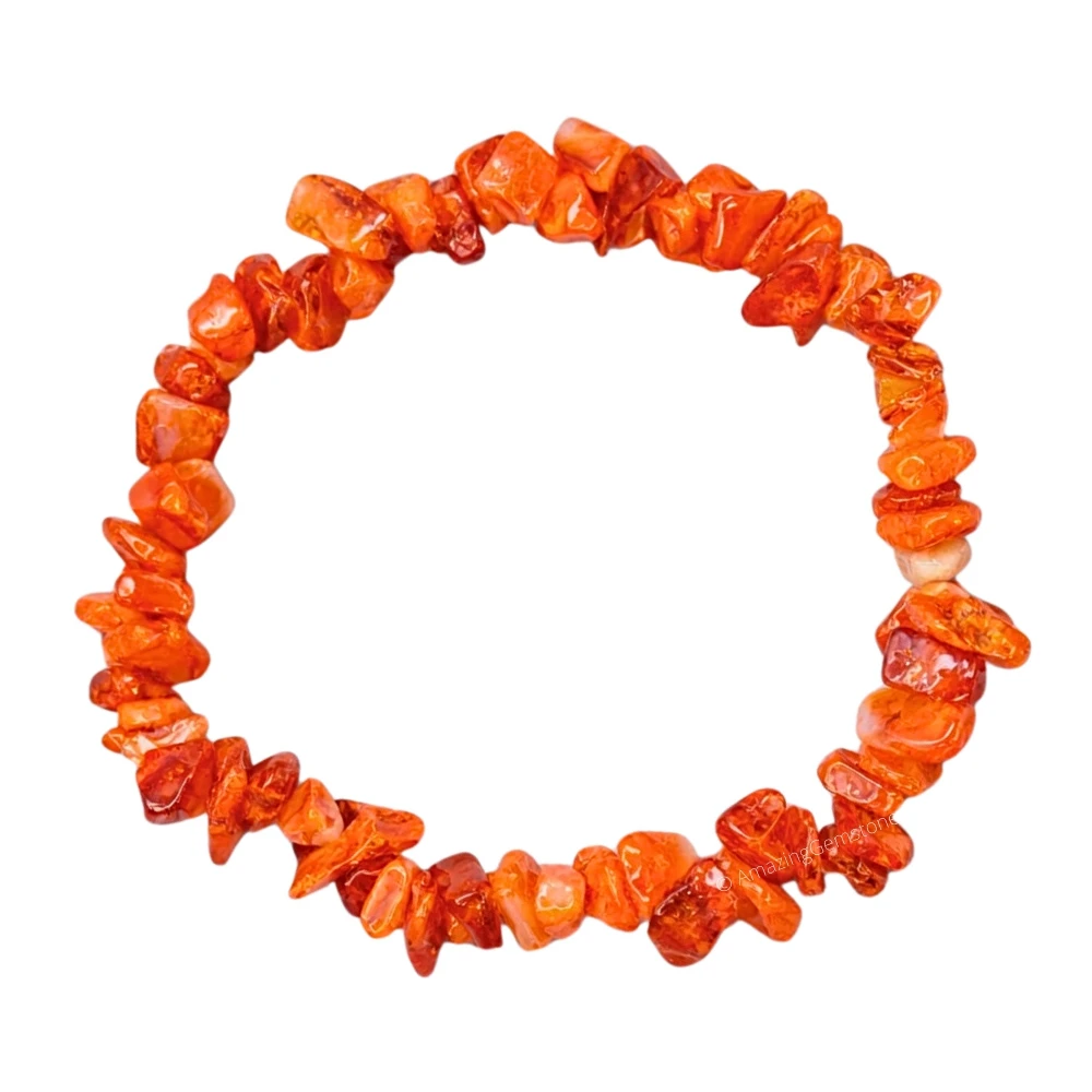 Carnelian Chips Bracelet