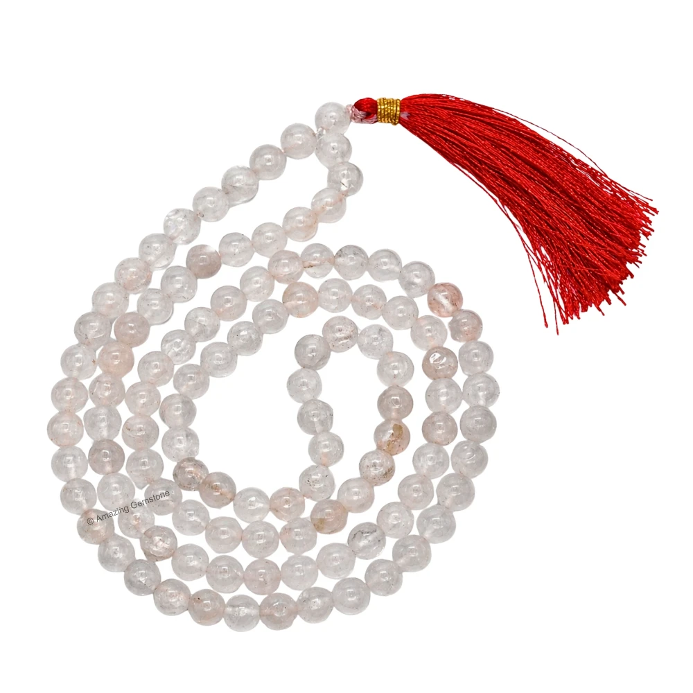 Sphatik Mala - B Grade 7mm Beads (Without Knot)