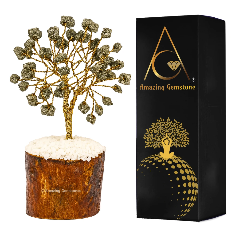 Pyrite Tree - Raw (Gold)(50 Beads)