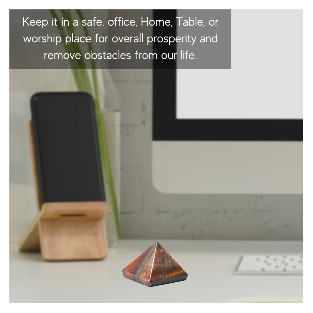 Red Tiger Eye Pyramid (1 Inch)