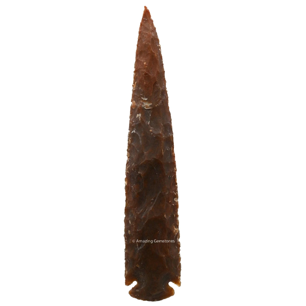 Fancy Jasper Crystal Arrowhead - 9" to 10"