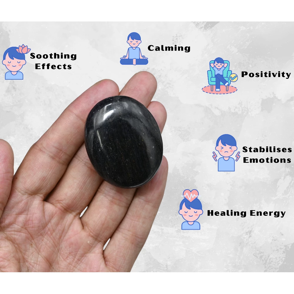 Blue Aventurine Palm Stone