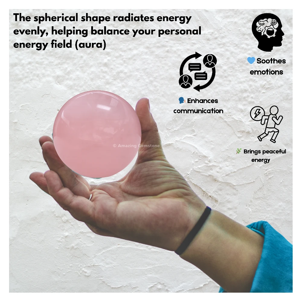 Rose Quartz Sphere (2 Inch)
