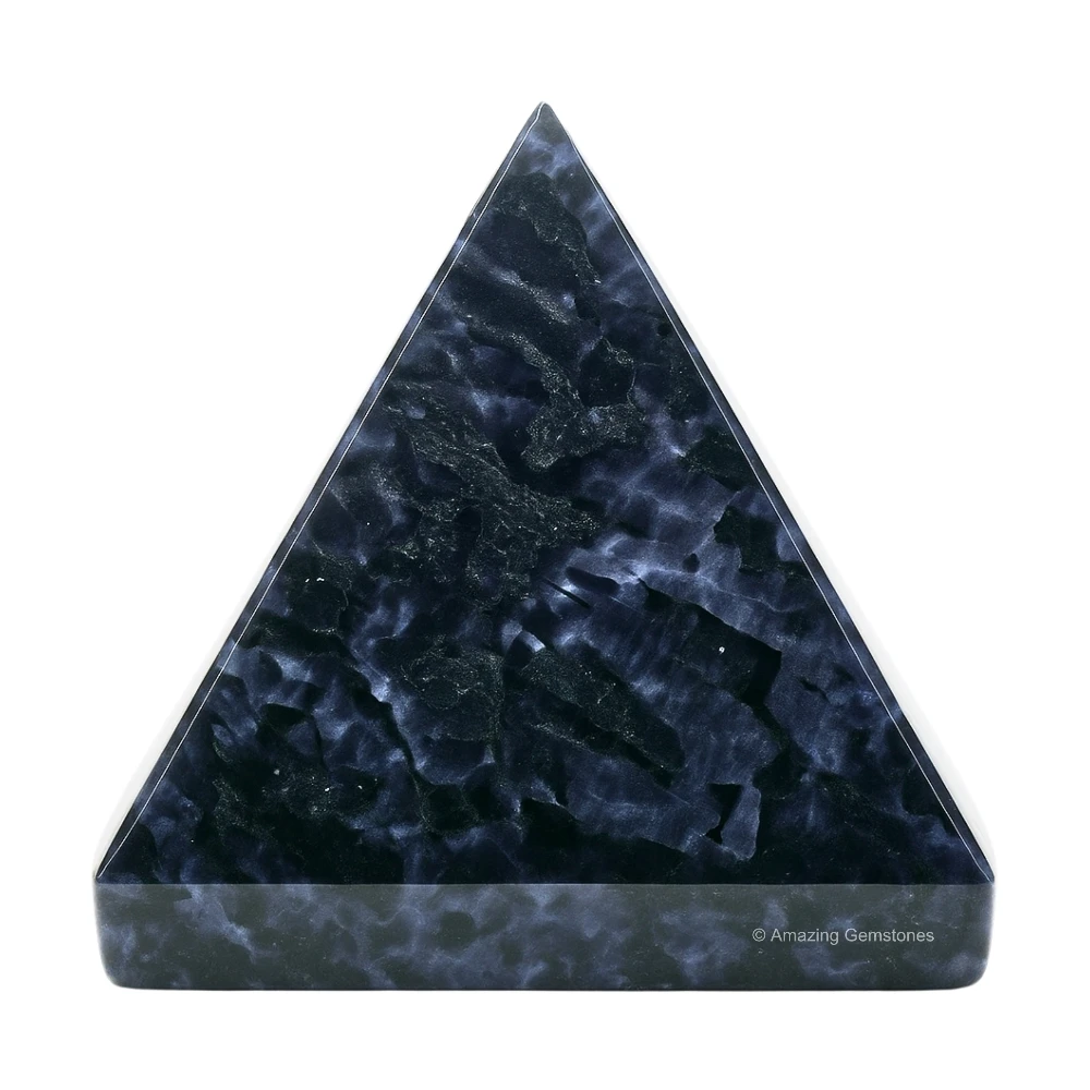 Indigo Gabbro Pyramid (1 Inch)