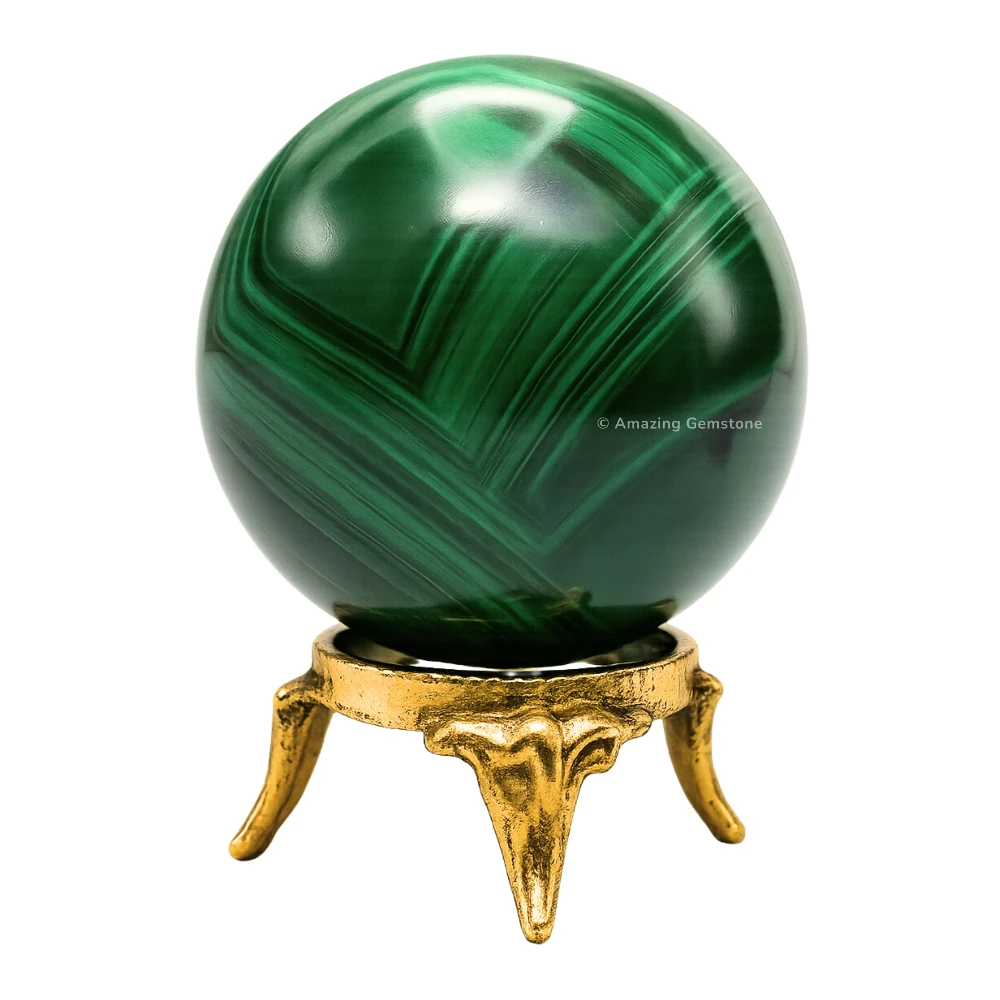Malachite Sphere (2 Inch)