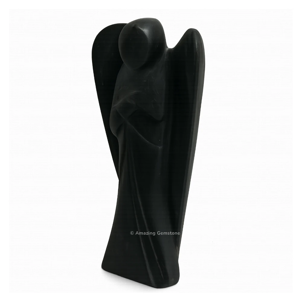 Shungite Angel Figurine (4 Inch)