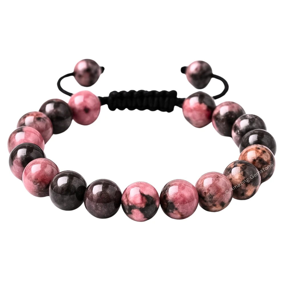Rhodonite Bracelet (Adjustable)