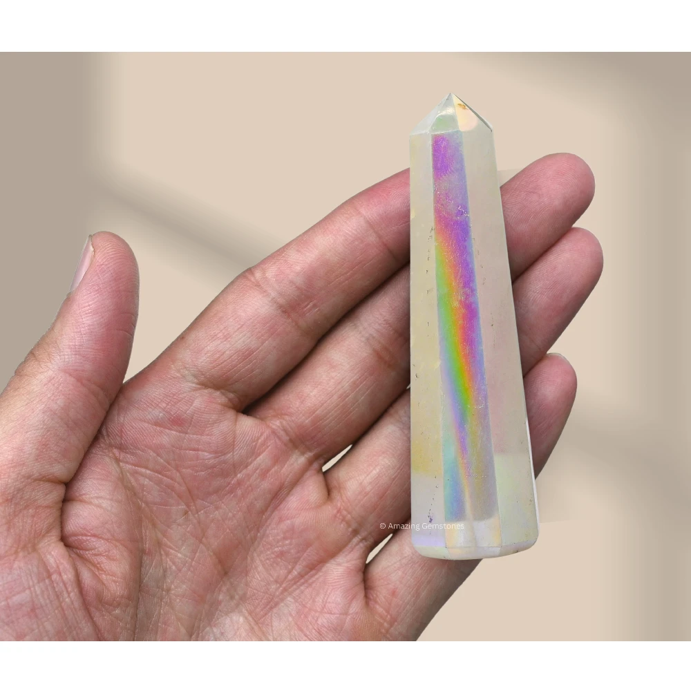 Angel Aura Quartz Tower (3" to 4" inch)