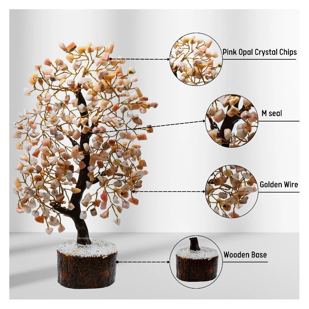 Pink Opal Tree (200 Beads)