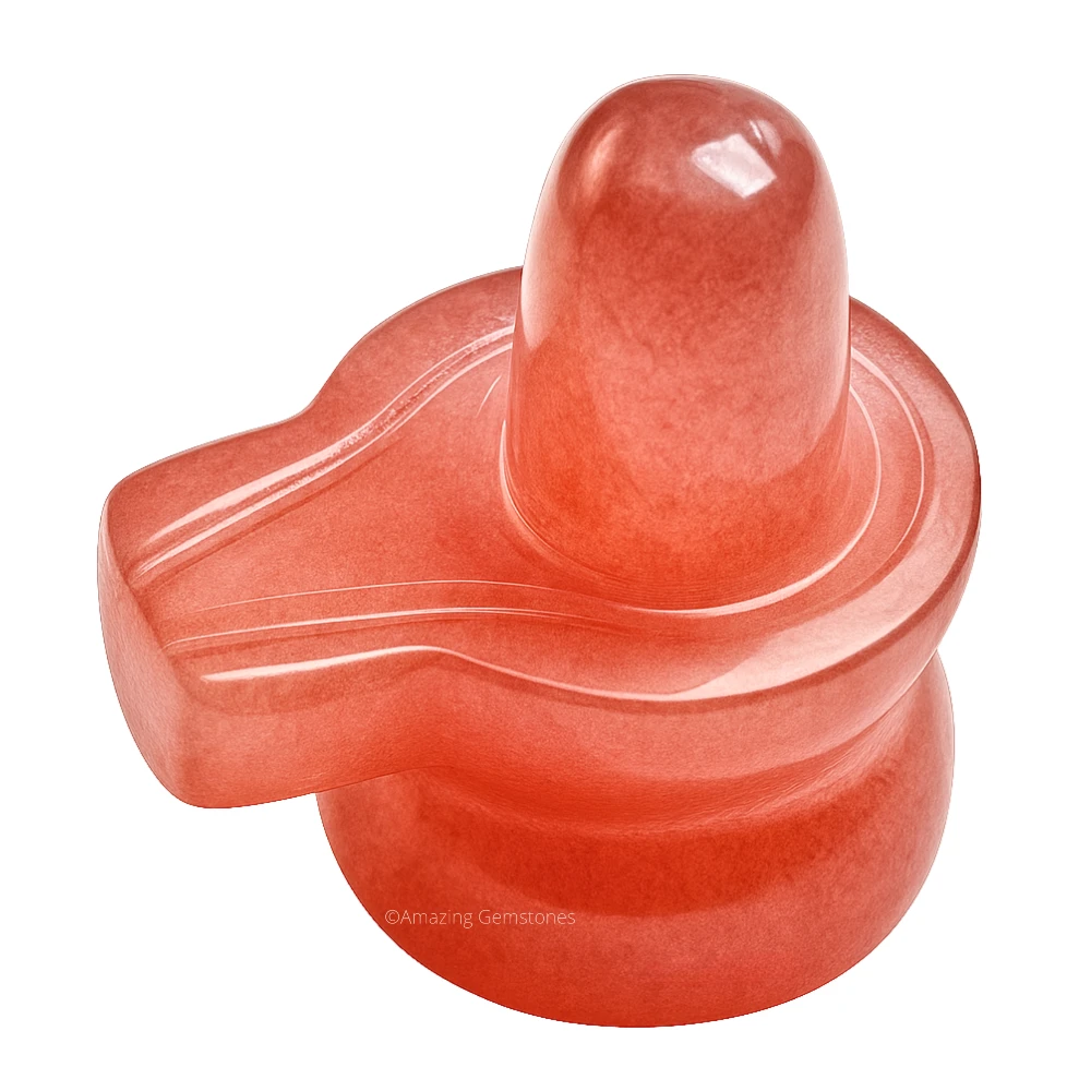 Strawberry Quartz Shivling