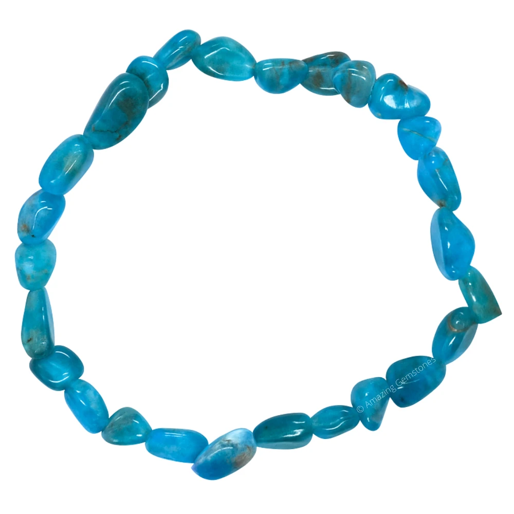 Apatite Tumbled Stone Bracelet (Stretchable)