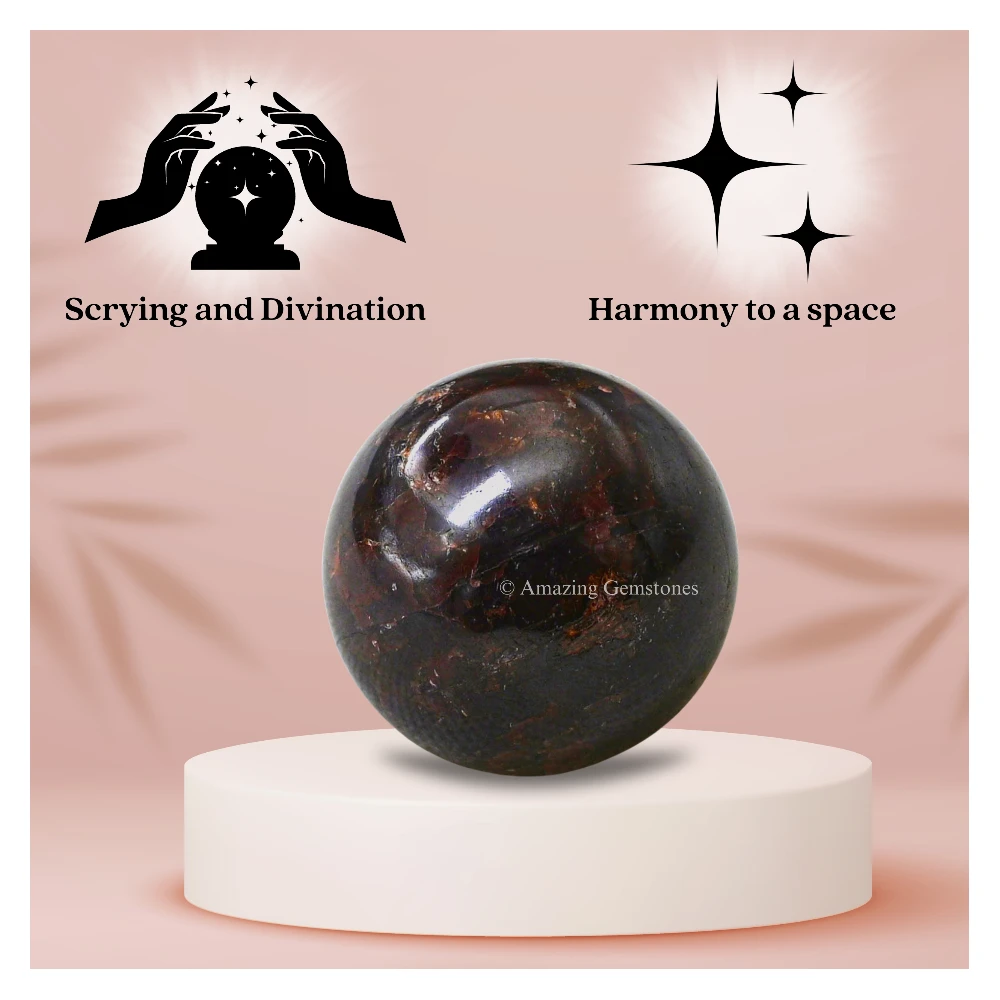 Garnet Sphere (1 Inch)