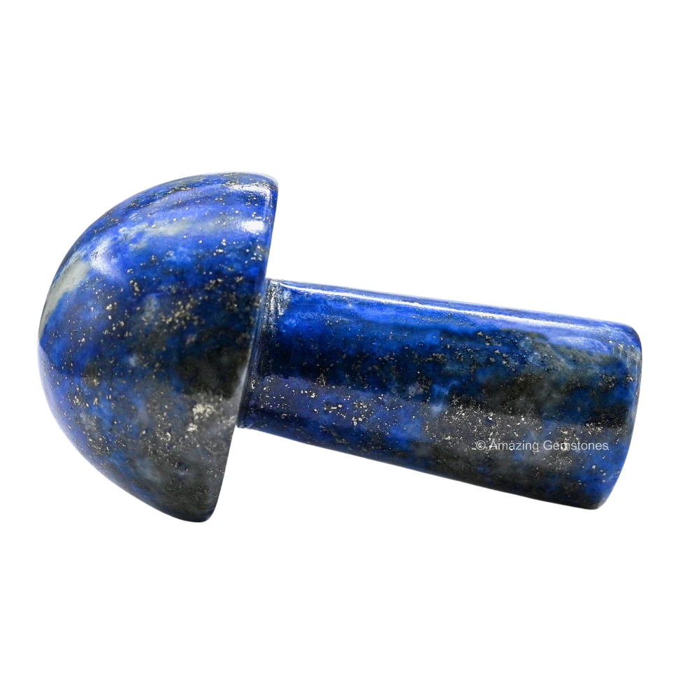 Lapis Lazuli Crystal Mushroom