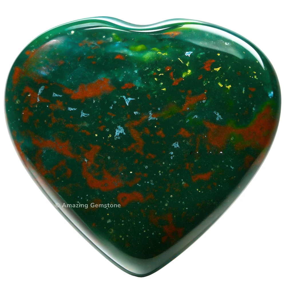 Bloodstone Heart (Pack of 2)
