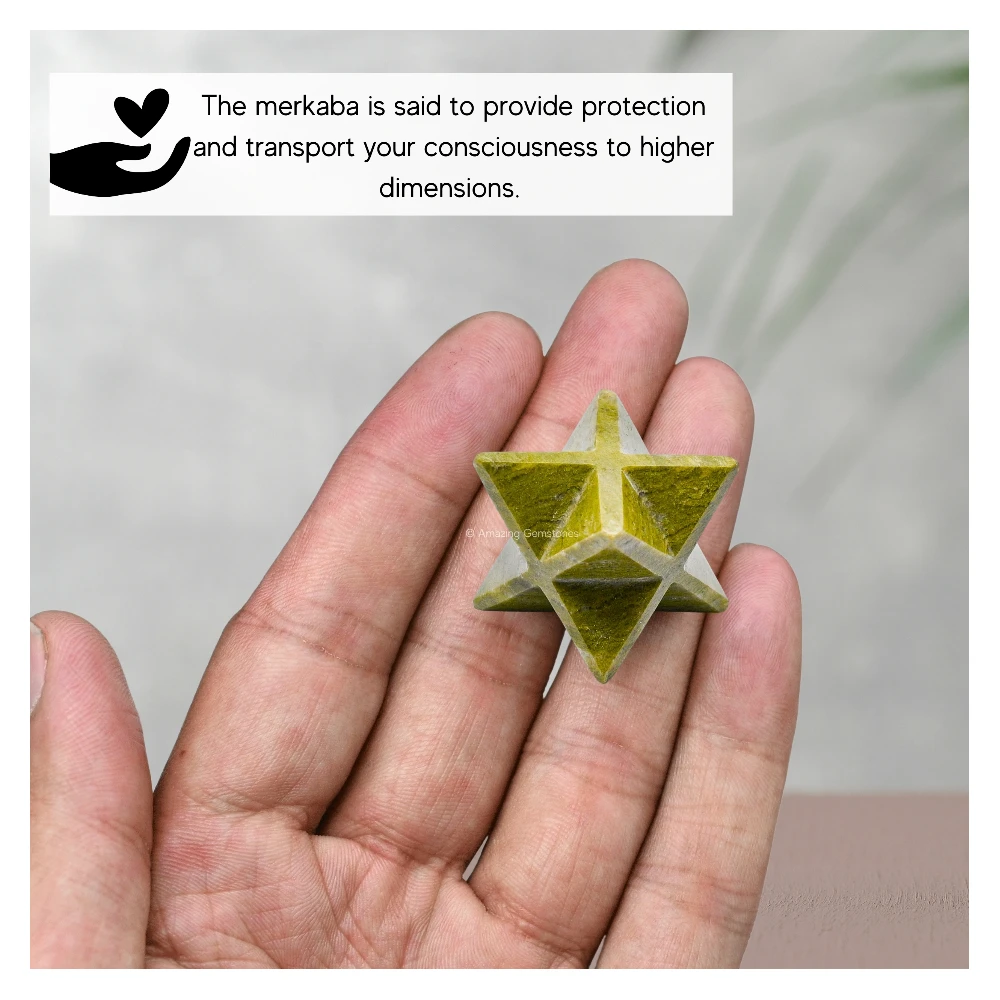Vesuvianite Merkaba (20-25 mm)