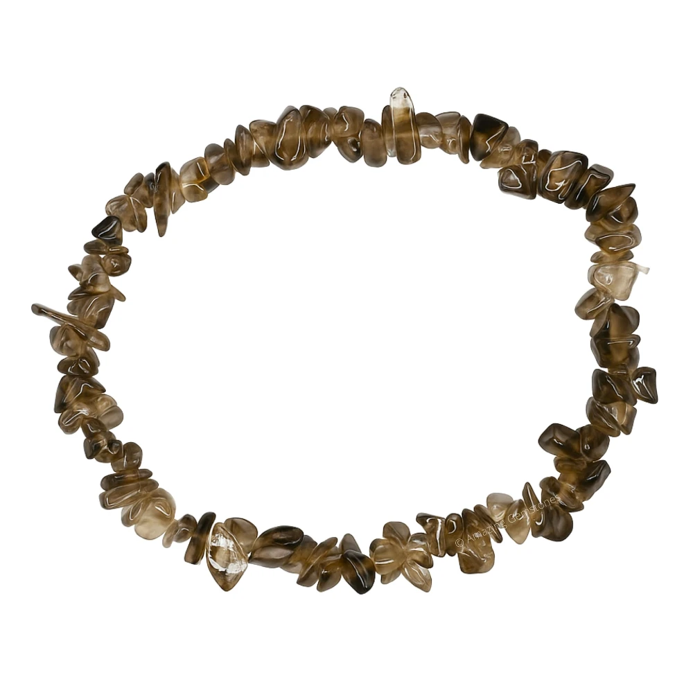 Smoky Quartz Chips Bracelet