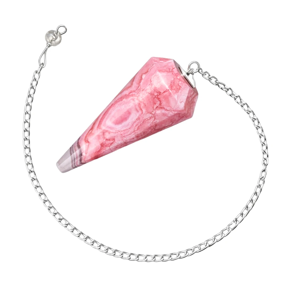 Rhodochrosite Pendulum