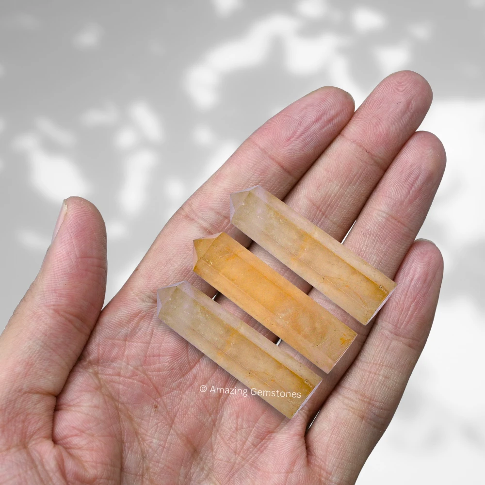 Citrine Pencil Points (Set of 10)
