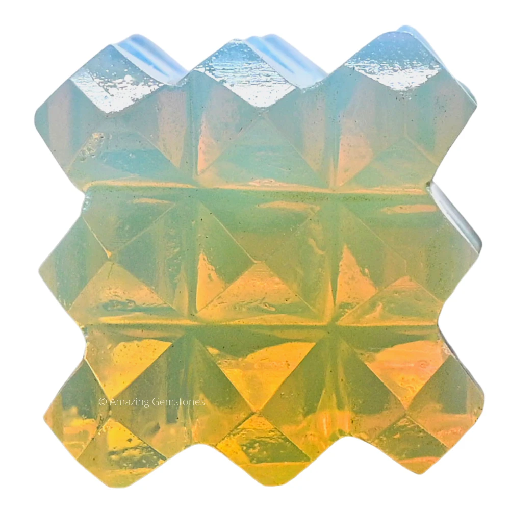 Opalite Cube Pyramid