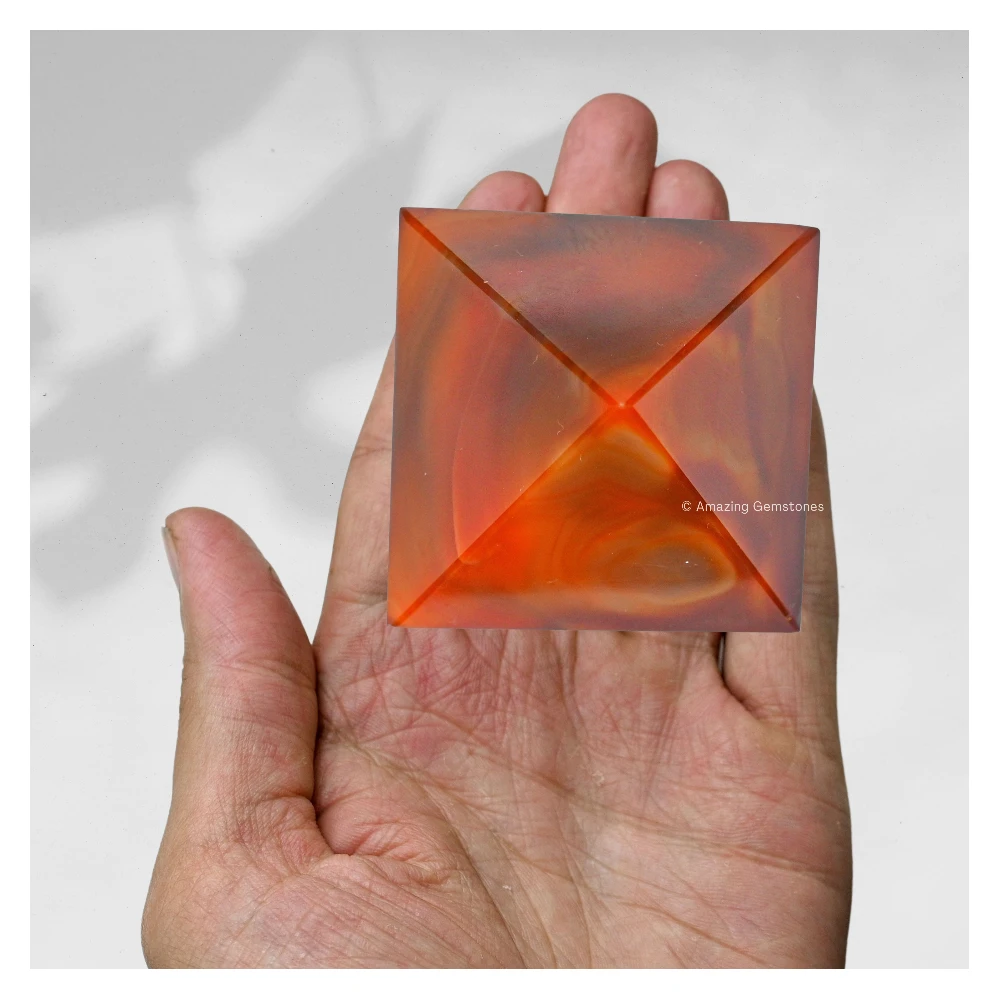 Carnelian Pyramid (2 Inch)