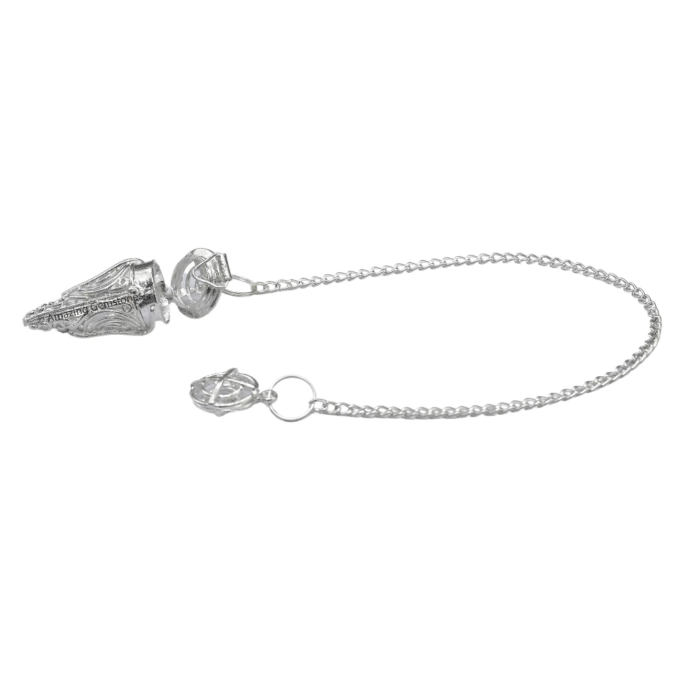 Copper Metal Pendulum - Silver Cone Chamber (MP88)
