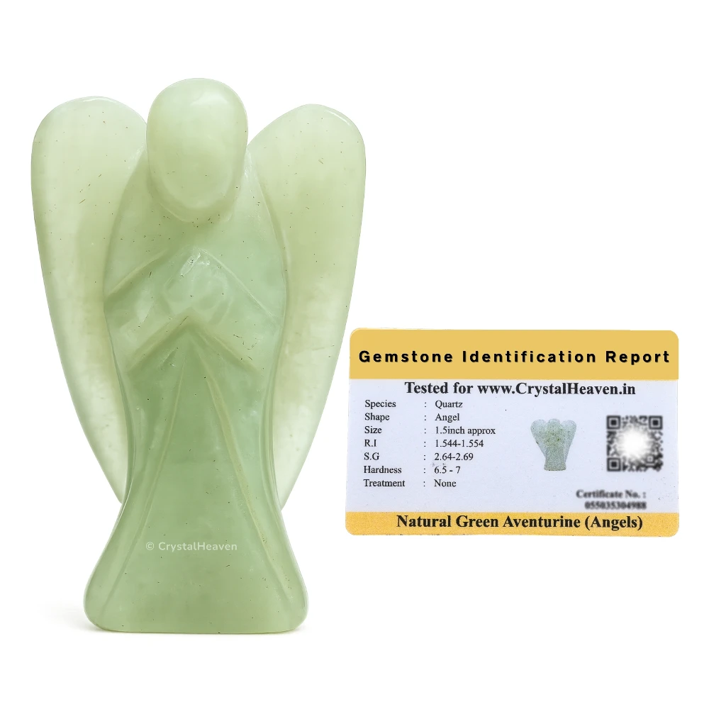 Light Green Aventurine Angel (4 Inch)