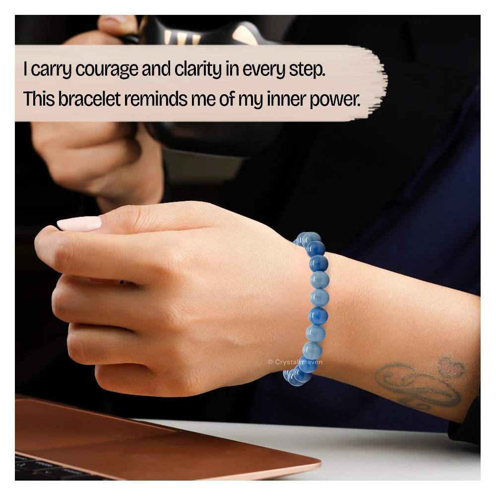 Blue Aventurine Bracelet (Adjustable)