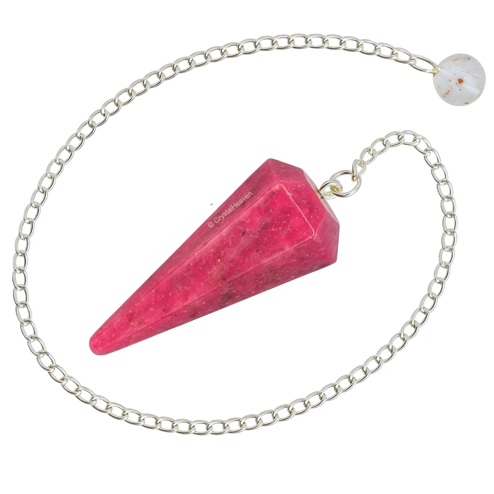 Rhodonite Pendulum
