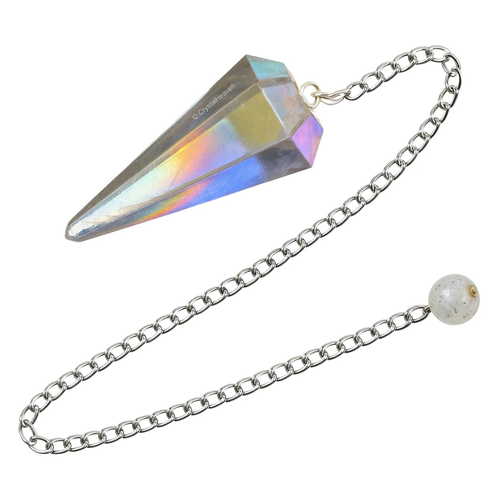 Angel Aura Quartz Pendulum