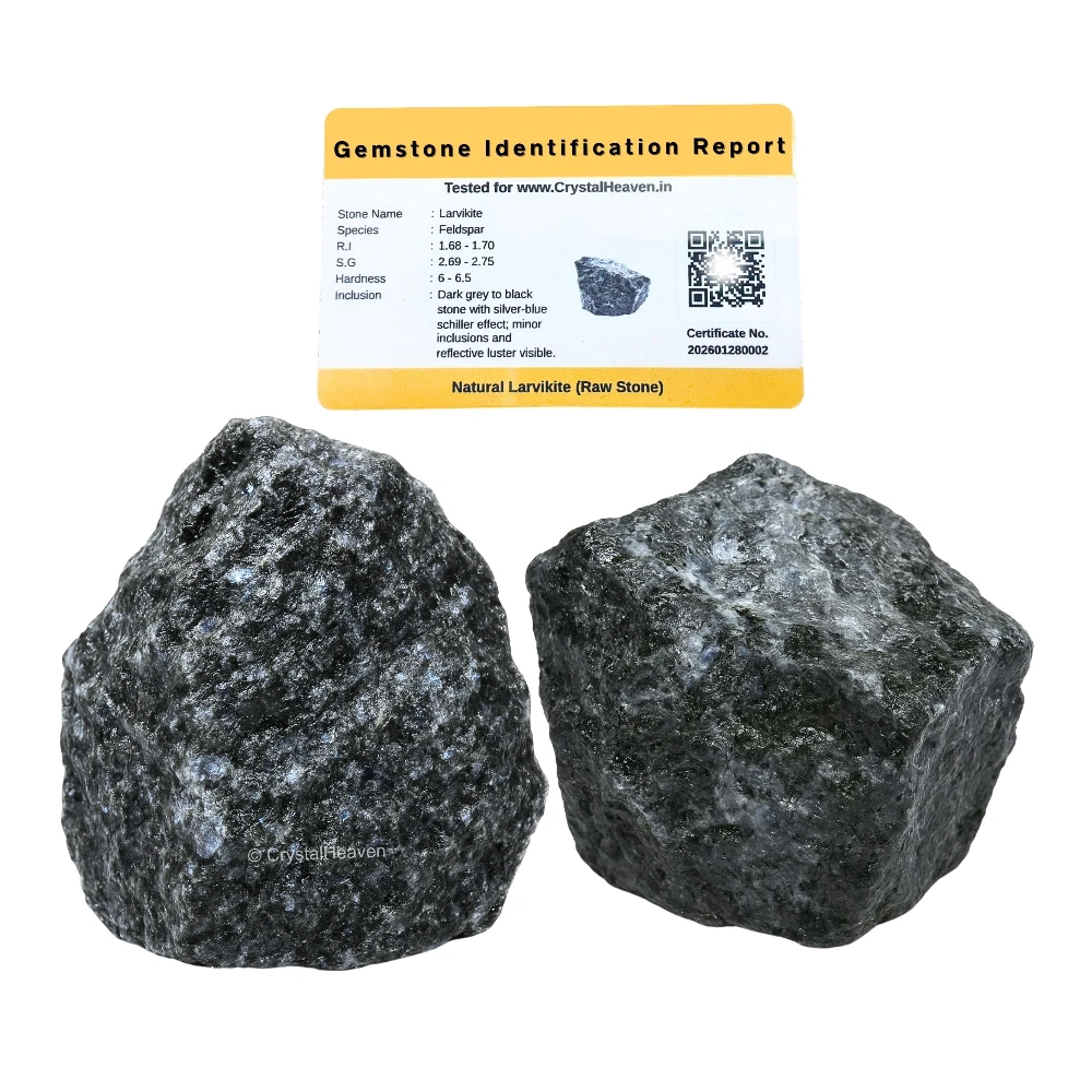 Raw Larvikite Crystals (1 Piece)