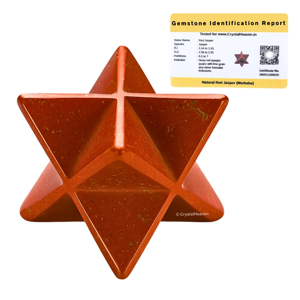 Red Jasper Crystal Merkaba (15-20 mm)