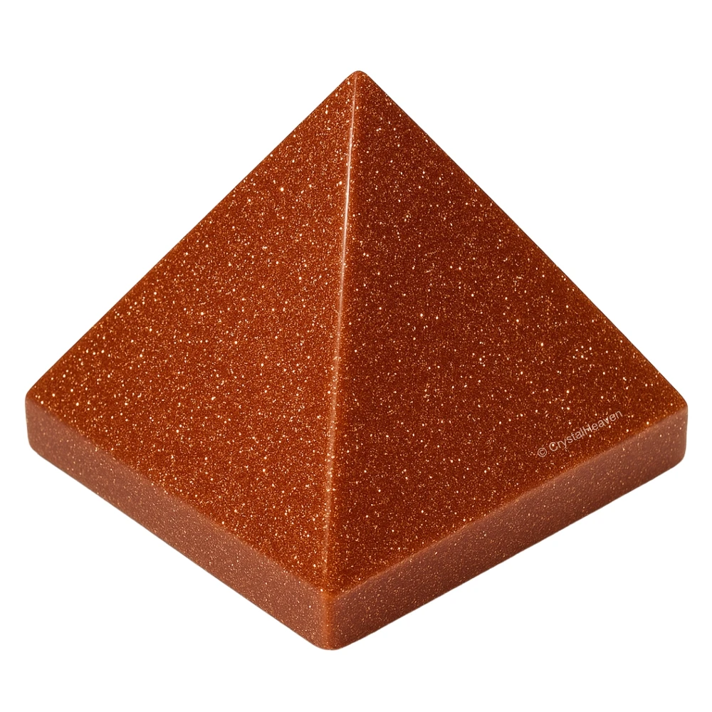 Red Goldstone Pyramid (2 Inch)