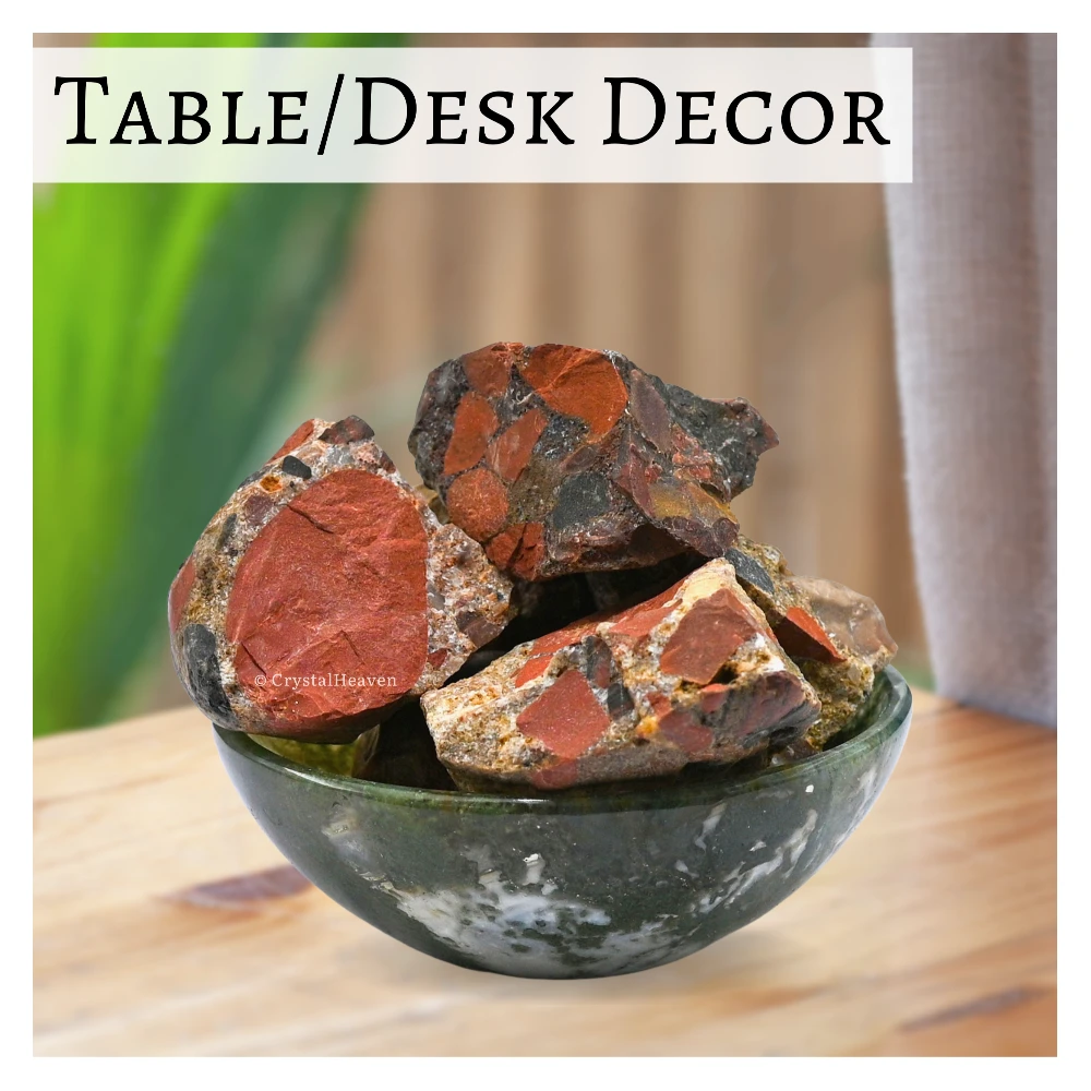 Raw Spotted Jasper Crystals (1 Piece)