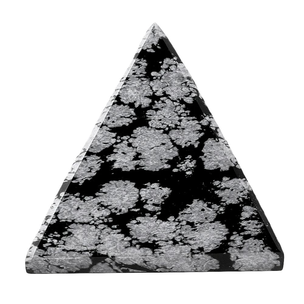 Snowflake Obsidian Pyramid (2 Inch)