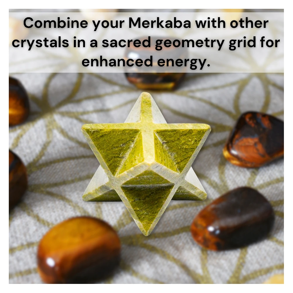 Vesuvianite Crystal Merkaba (20-25 mm)