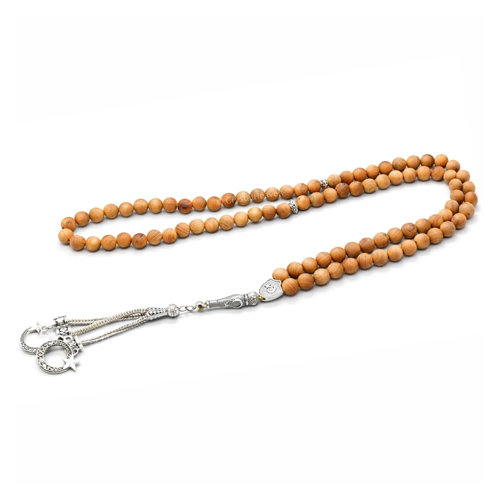 Wood with Fragrance Tasbih (Silver)