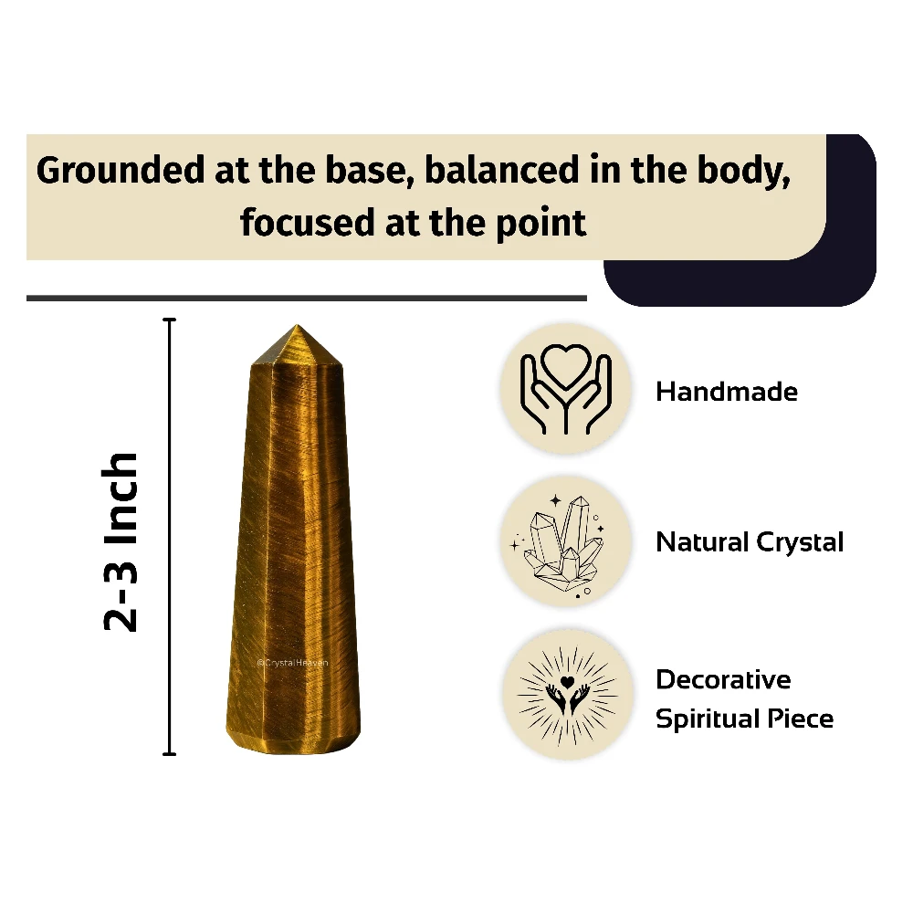 Tiger Eye Tower (2" to 3" inch)