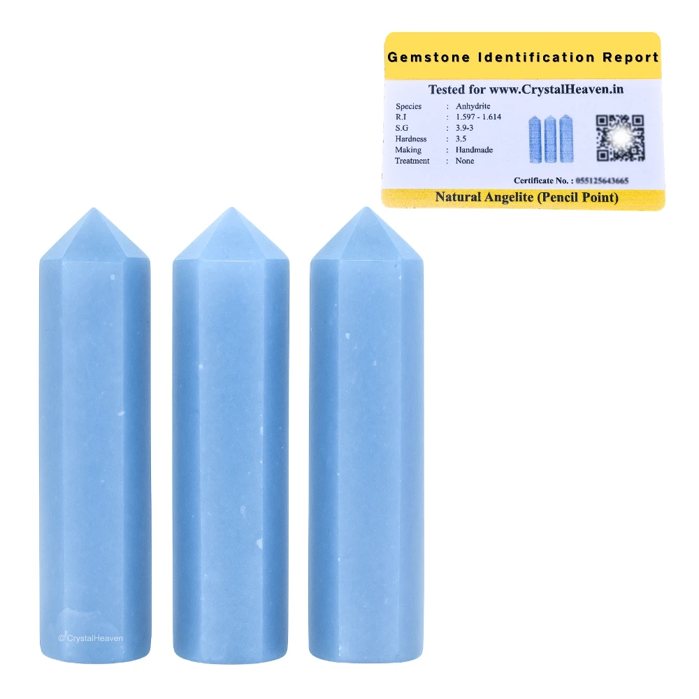 Angelite Pencil Points (Set of 50)
